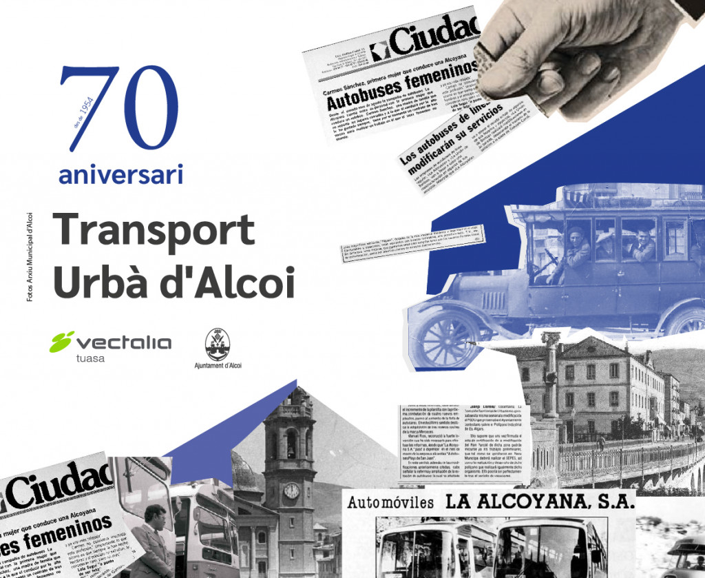 70 aniversari del transport urbá d'Alcoi